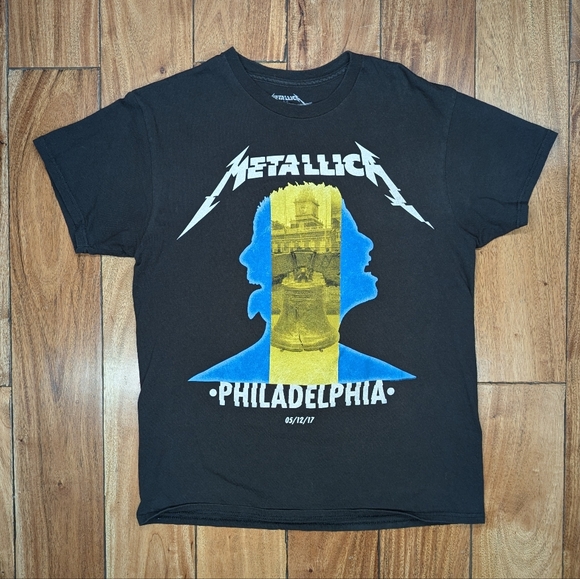 Metallica Other - Metallica Philadelphia Concert Tee (M)